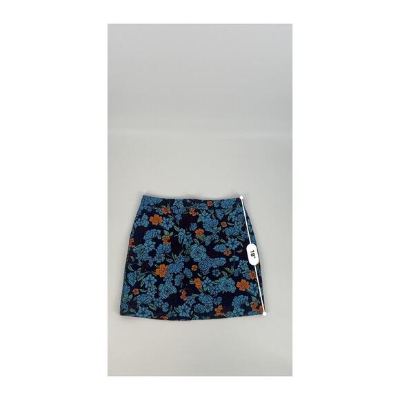 LOFT Blue Multicolored Womens Skirt (B18#4) - Picture 5 of 8